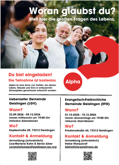 Alpha-Kurs 2026 Alpha-Kurs 2026